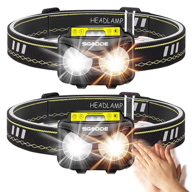 Super Bright XPG+COB LED Headlamp with 6 Modes for Camping, Cycling, Jogging, Fishing, and More from NSE Imports #1.